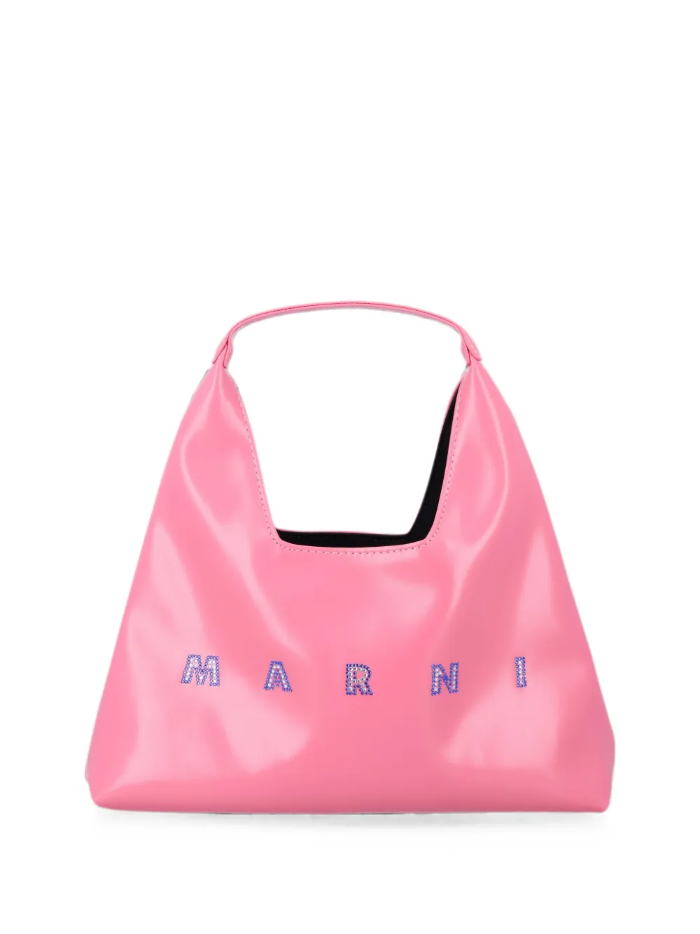 Marni Kids logo-embellished shoulder bag - Rosa
