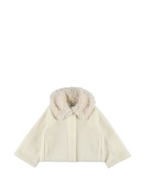 Il Gufo faux-fur collar coat