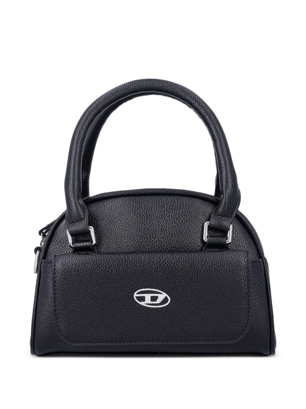 Diesel Kids Wredy logo-plaque top-handle bag - Nero