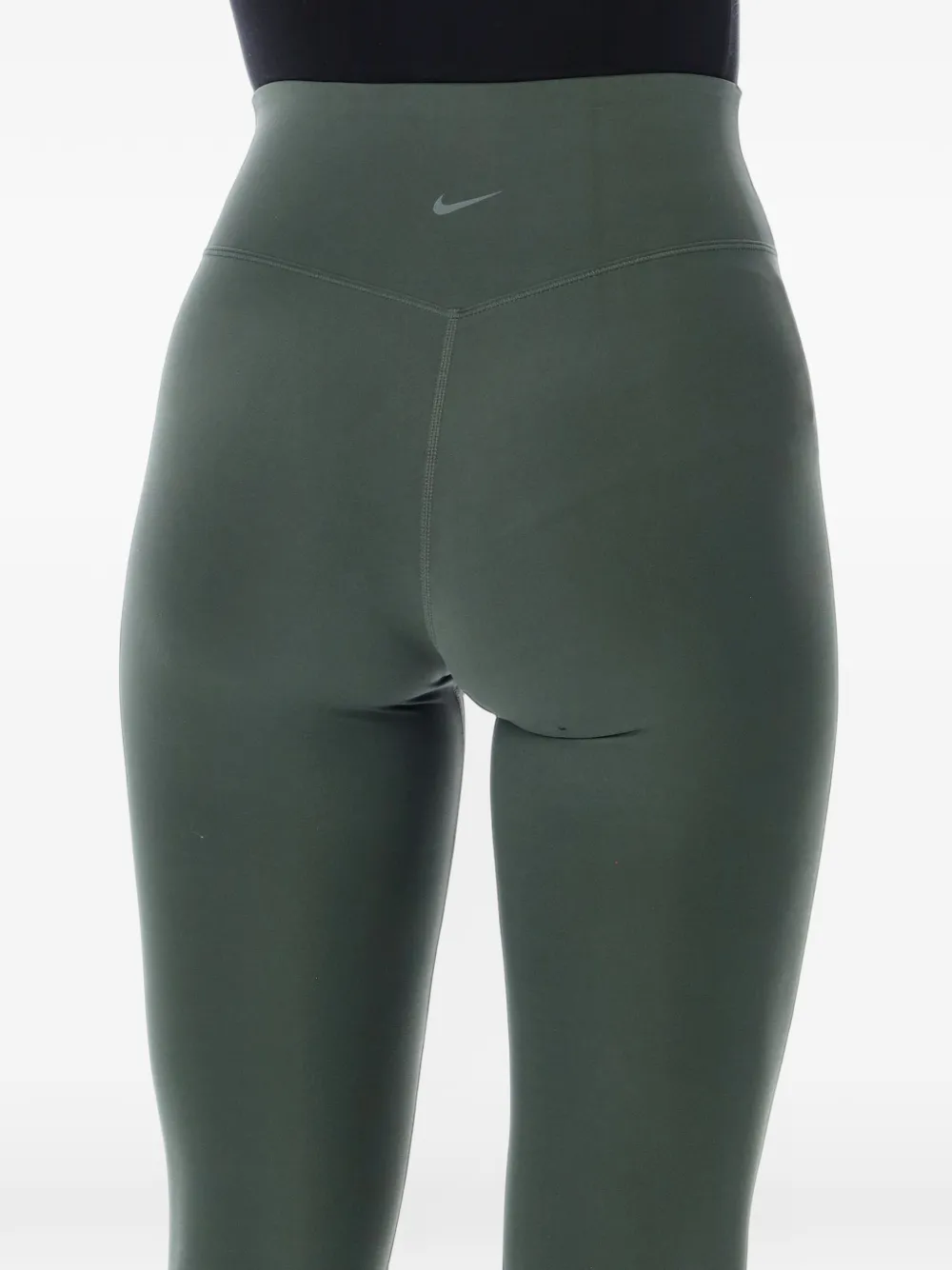 Nike Zenvy high-waisted full-length leggings with no front seam Groen