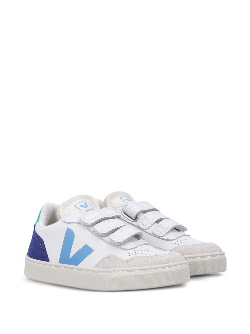 VEJA Kids touch-strap sneakers - Bianco