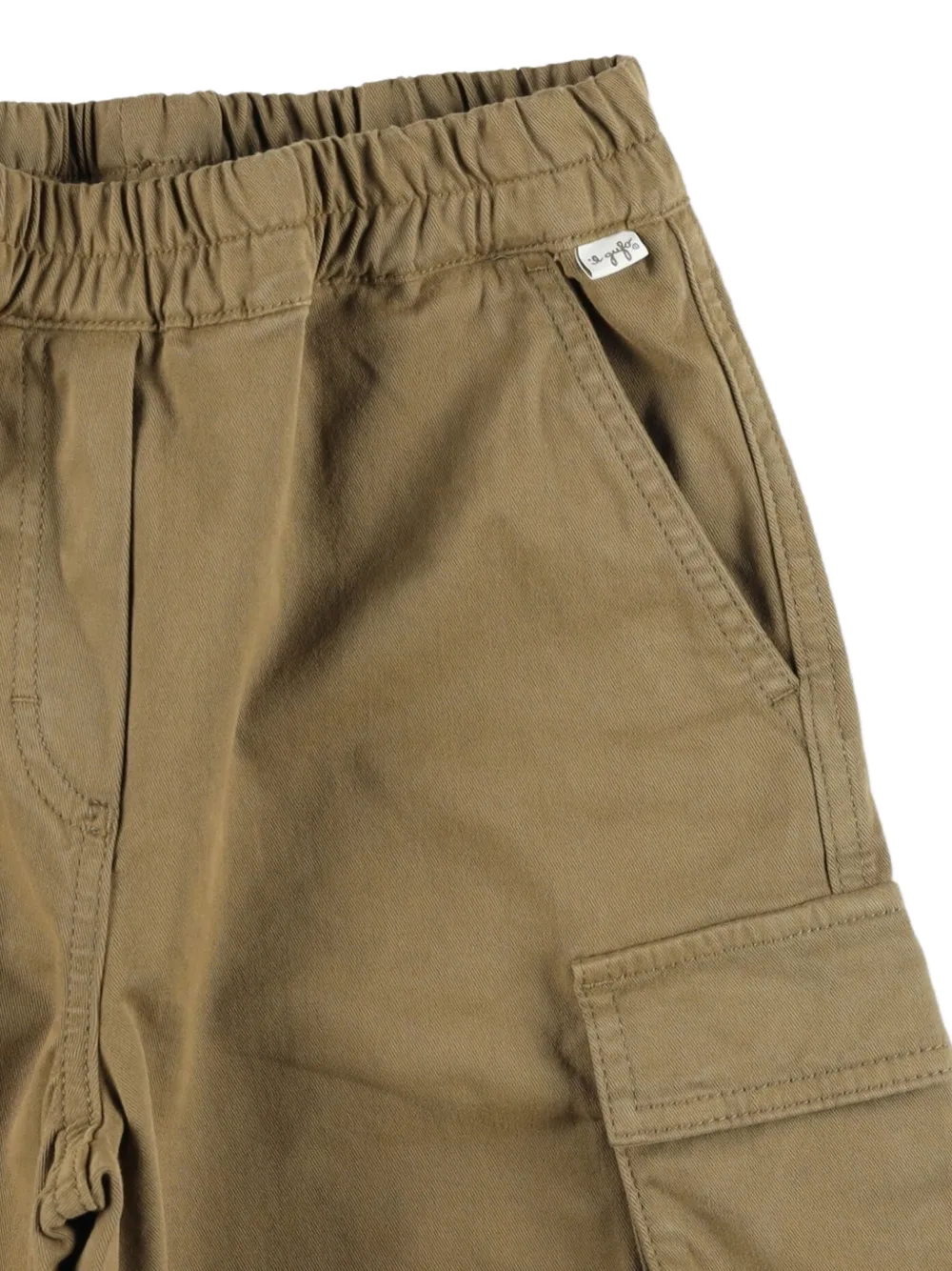 Il Gufo cargo shorts Groen