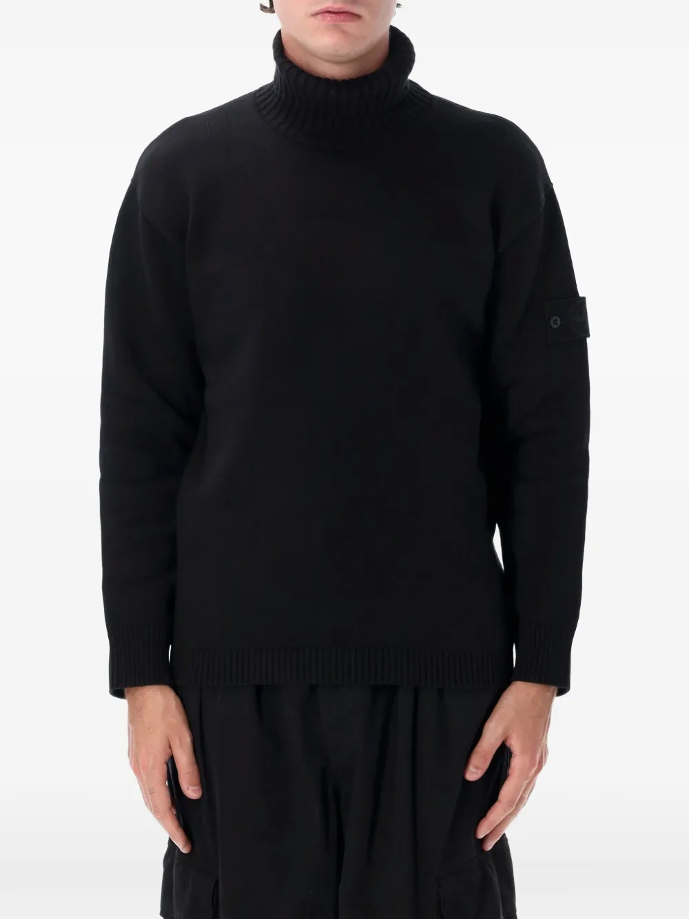 Stone Island 5100038 winter cotton_S.I. Ghost jumper - Black