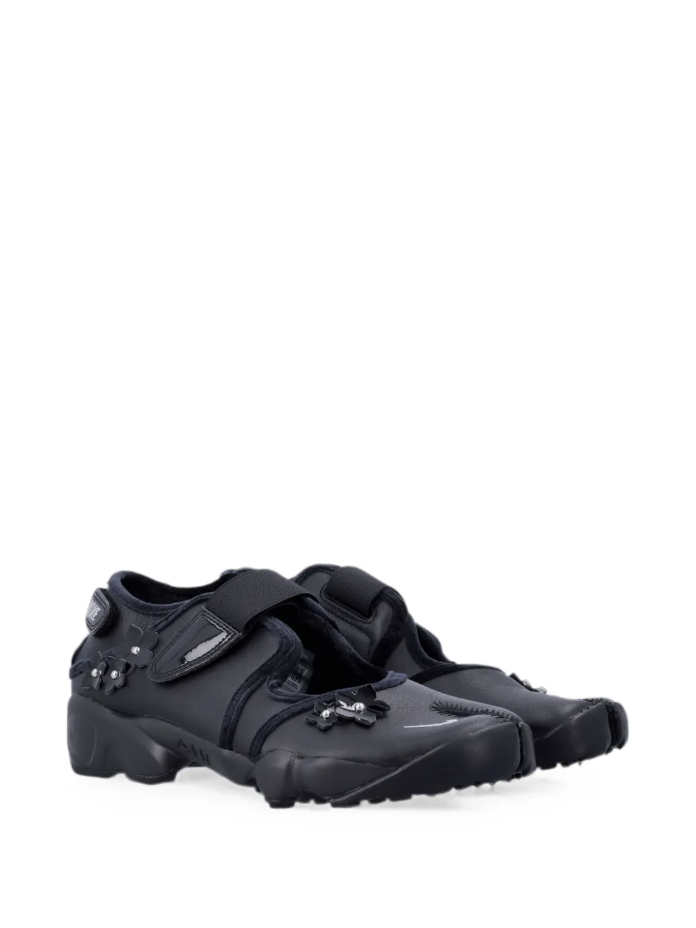 Nike Air Rift Florette flower-embellished sneakers Zwart