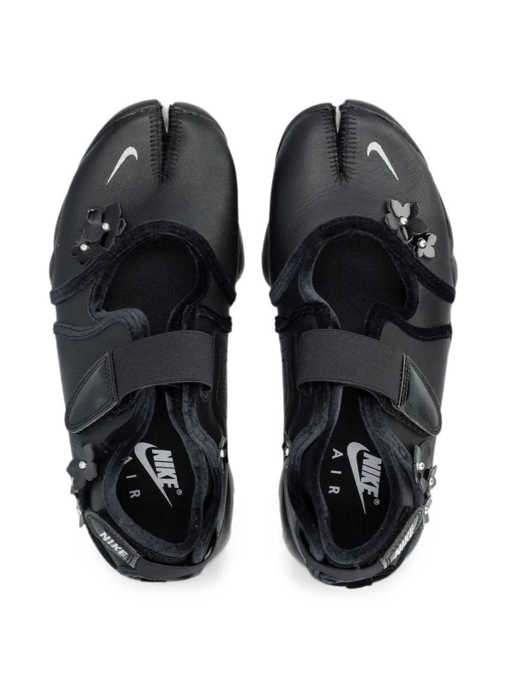 Nike Air Rift Florette flower-embellished sneakers Zwart