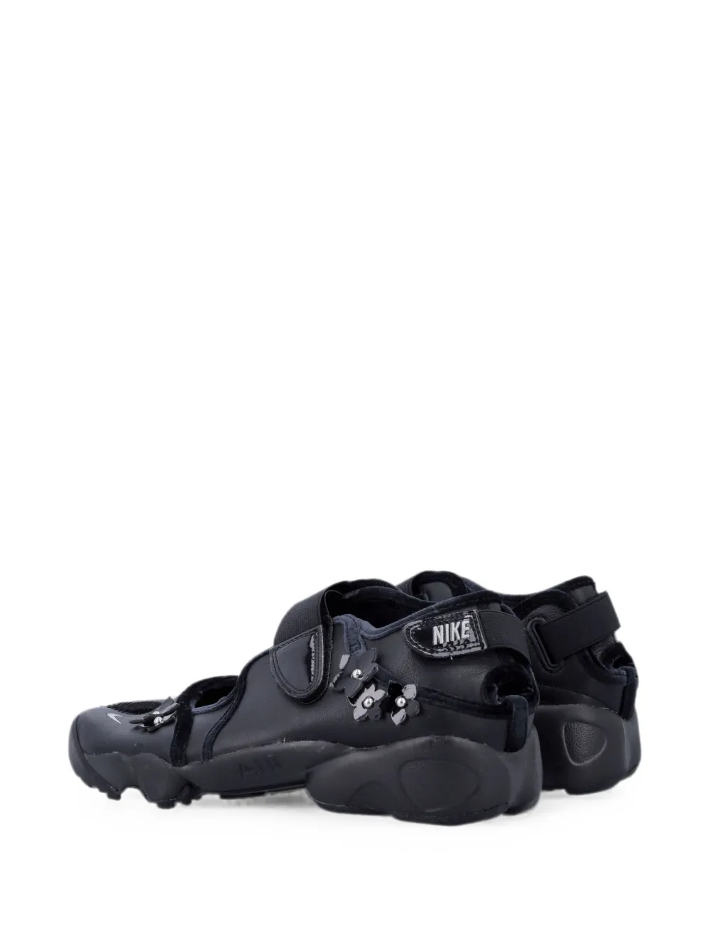 Nike Air Rift Florette flower-embellished sneakers Zwart