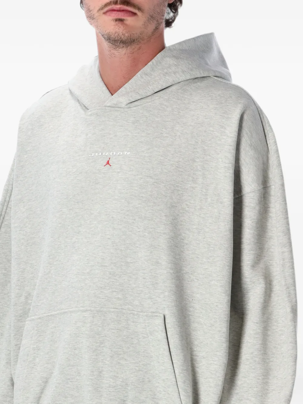 Jordan Flight Fleece oversized hoodie Grijs