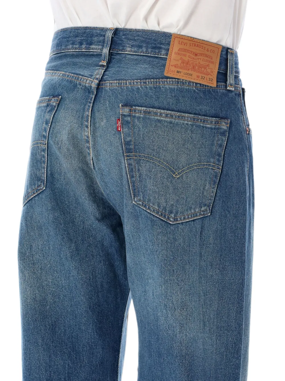 Levi's 501 ruimvallende jeans Blauw