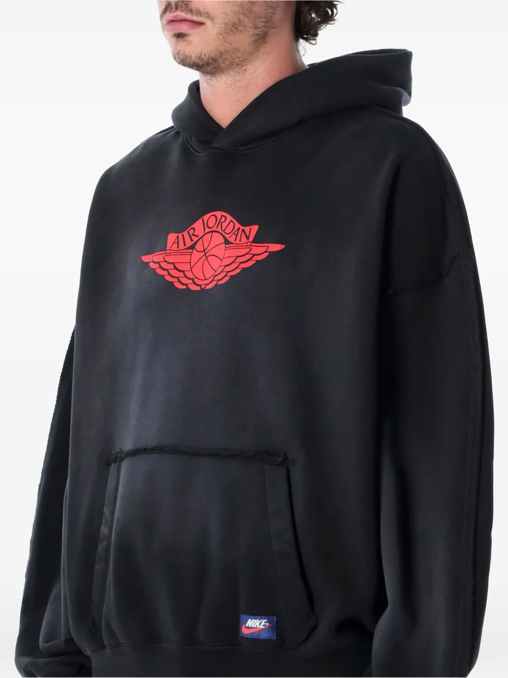 Jordan flight wings hoodie Zwart