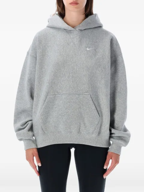 Nike Studio logo-embroidered pouch-pocket hoodie