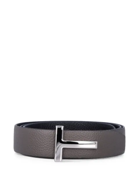 TOM FORD T-logo reversible belt