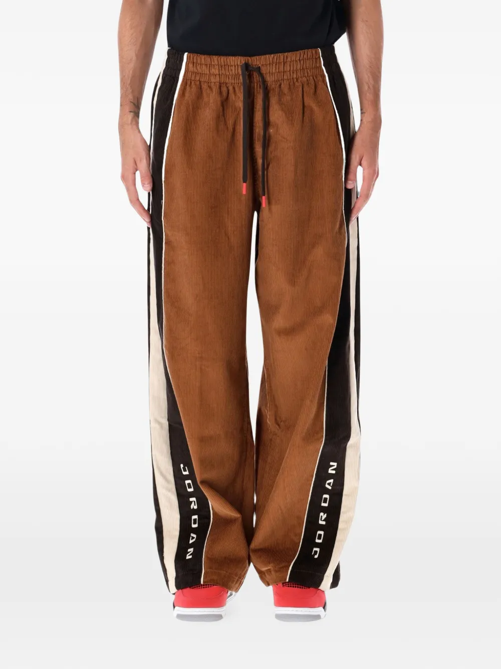 Jordan corduroy side-stripe track pants
