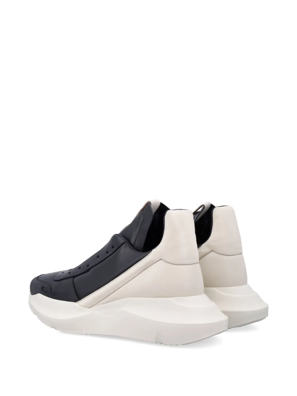 Rick Owens Sneakers met chunky zool en vlakken Zwart
