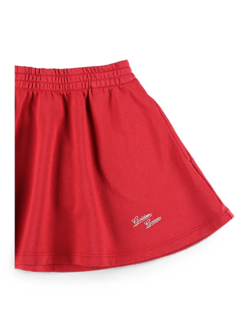 Golden Goose Kids Plooirok met geborduurd logo Rood