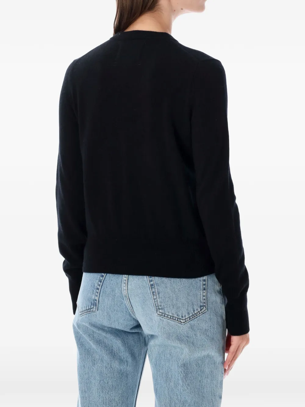 extreme cashmere Little2 vest met knopen Zwart