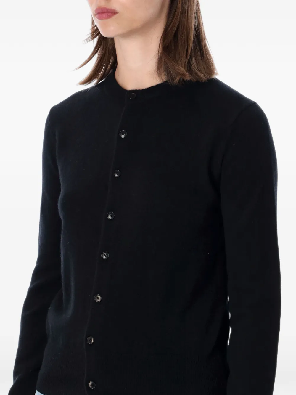 extreme cashmere Little2 vest met knopen Zwart