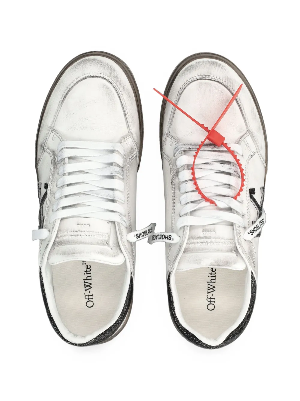 Off-White Arrows patch sneakers Wit