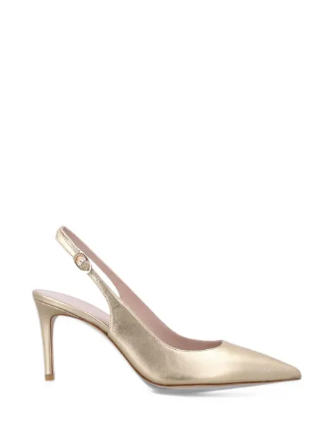 Stuart Weitzman Power pointed-toe slingback mules