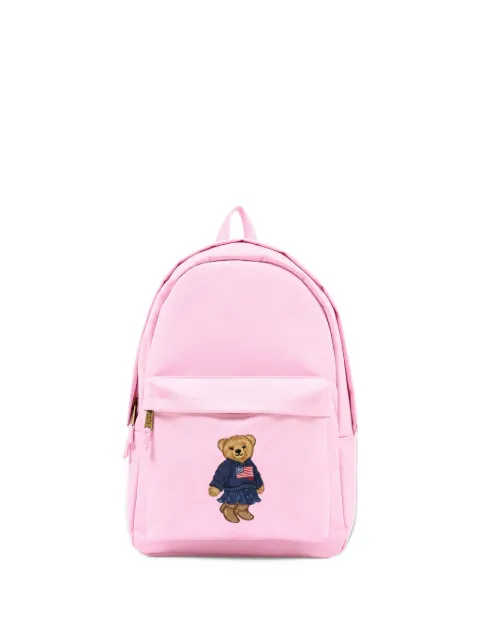 POLO RALPH LAUREN KIDS Polo-Bear-motif backpack