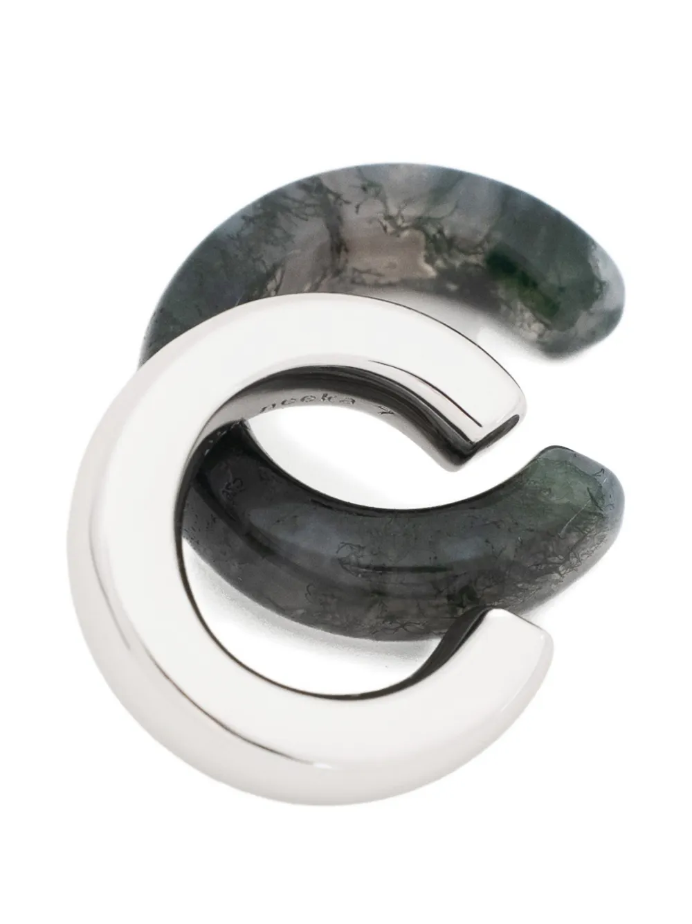  Neeka Studios Set De Dos Anillos The Ring - Plateado 
