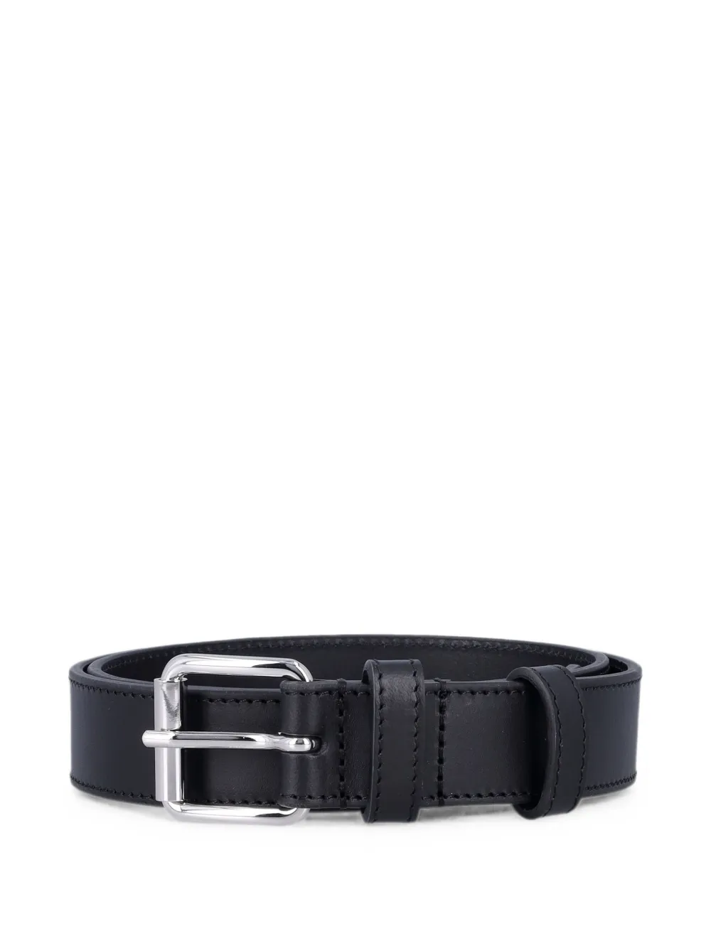 Comme Des Garçons Wallet buckle-fastening leather belt - Schwarz