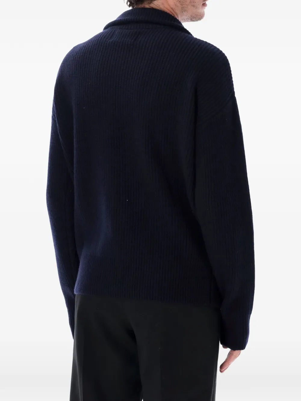 extreme cashmere Xtra Yours vest met rits Blauw
