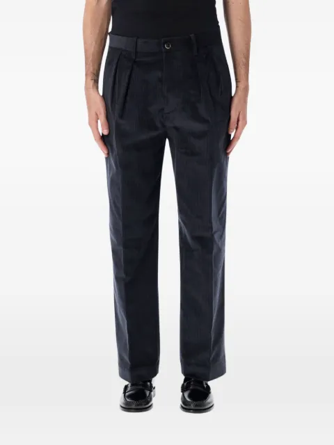Nine In The Morning pantalones de pana con pinzas