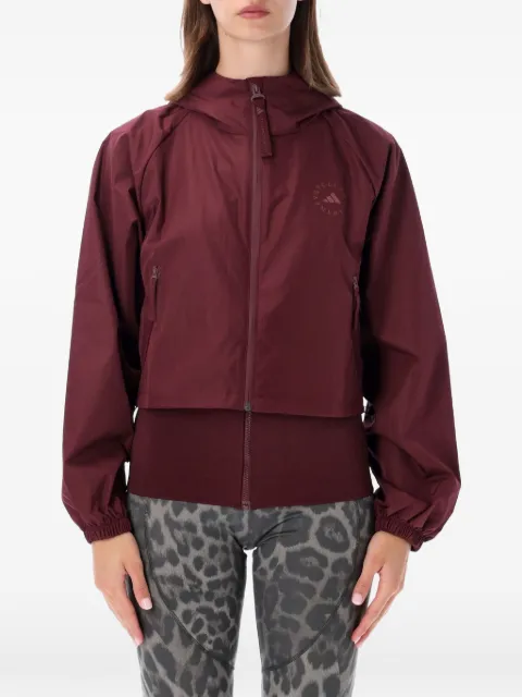 adidas by Stella McCartney logo-print hooded jacket