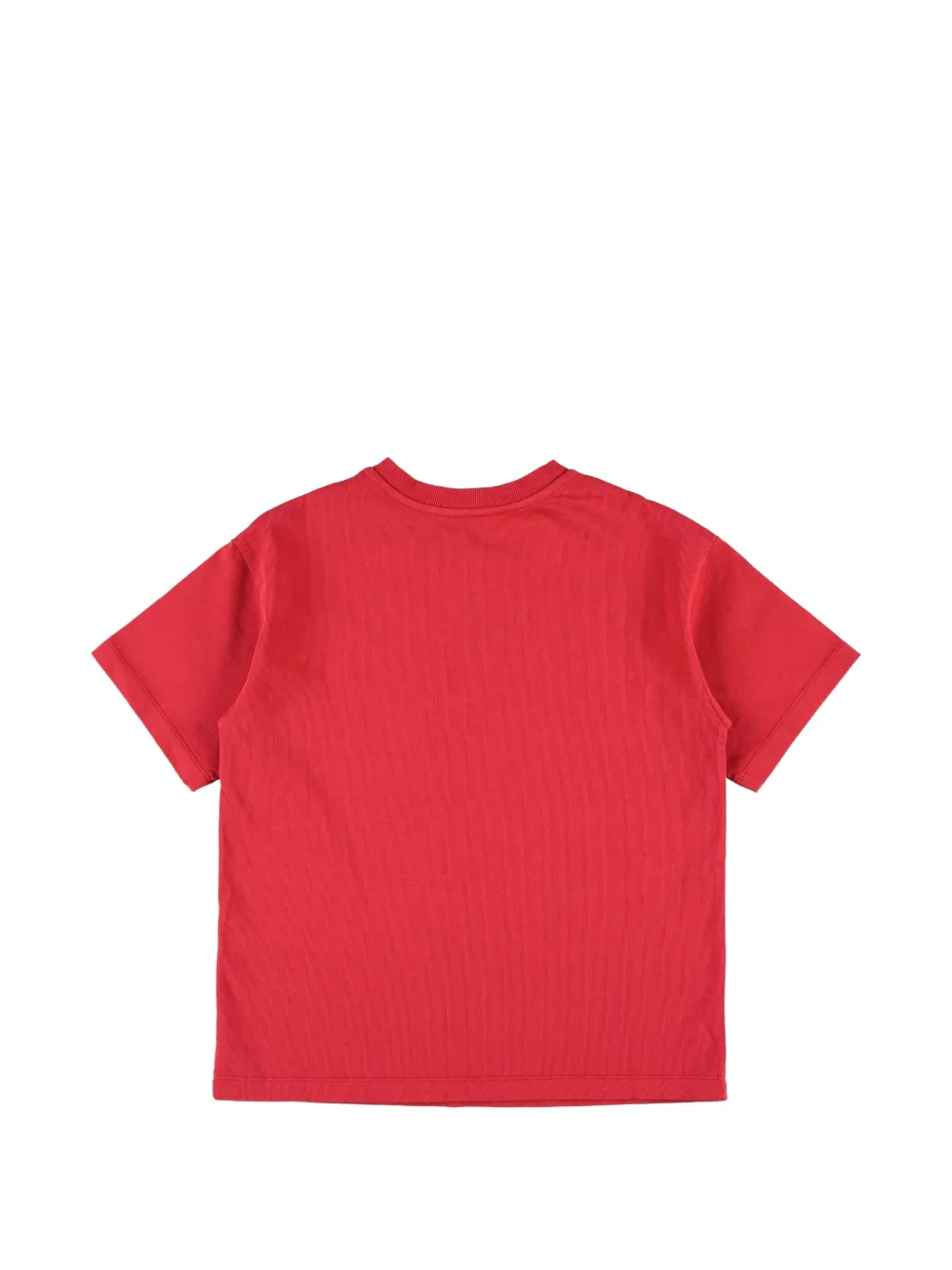 Golden Goose Kids Katoenen T-shirt met logoprint Rood