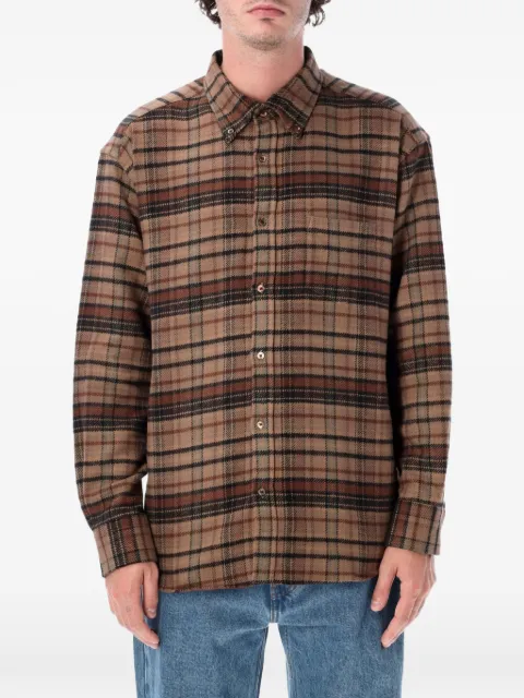 Portuguese Flannel Stalia check-print button-down shirt
