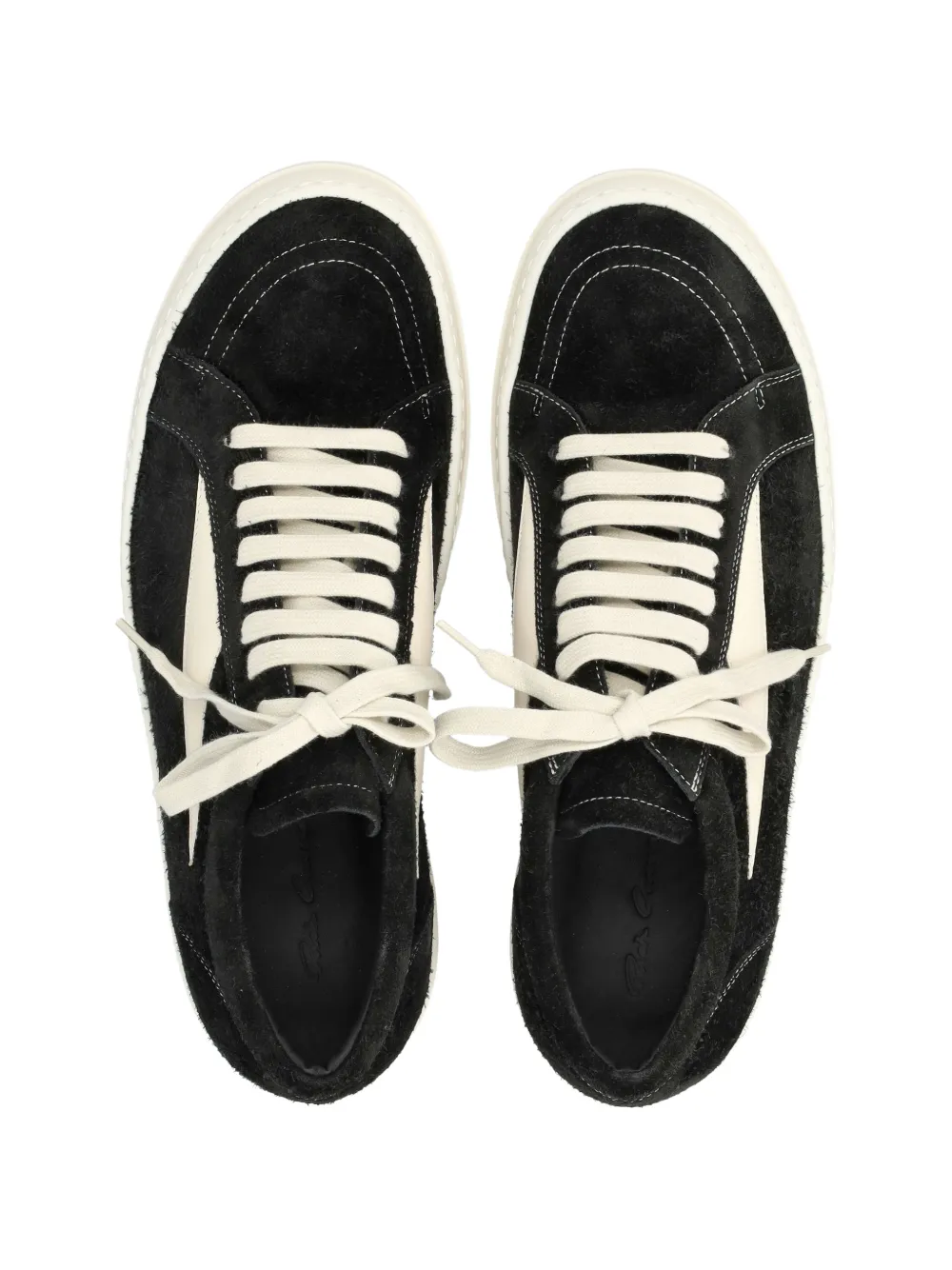 Rick Owens Vintage Sneaks suede sneakers Zwart