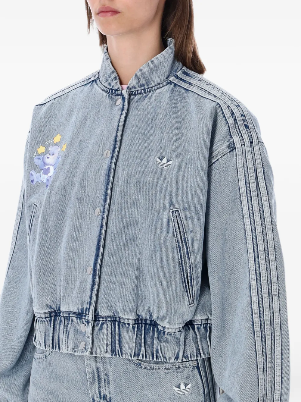 adidas x Care Bears denim jacket Blauw