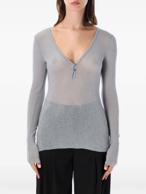 James Perse ribbed-knit long-sleeve T-shirt
