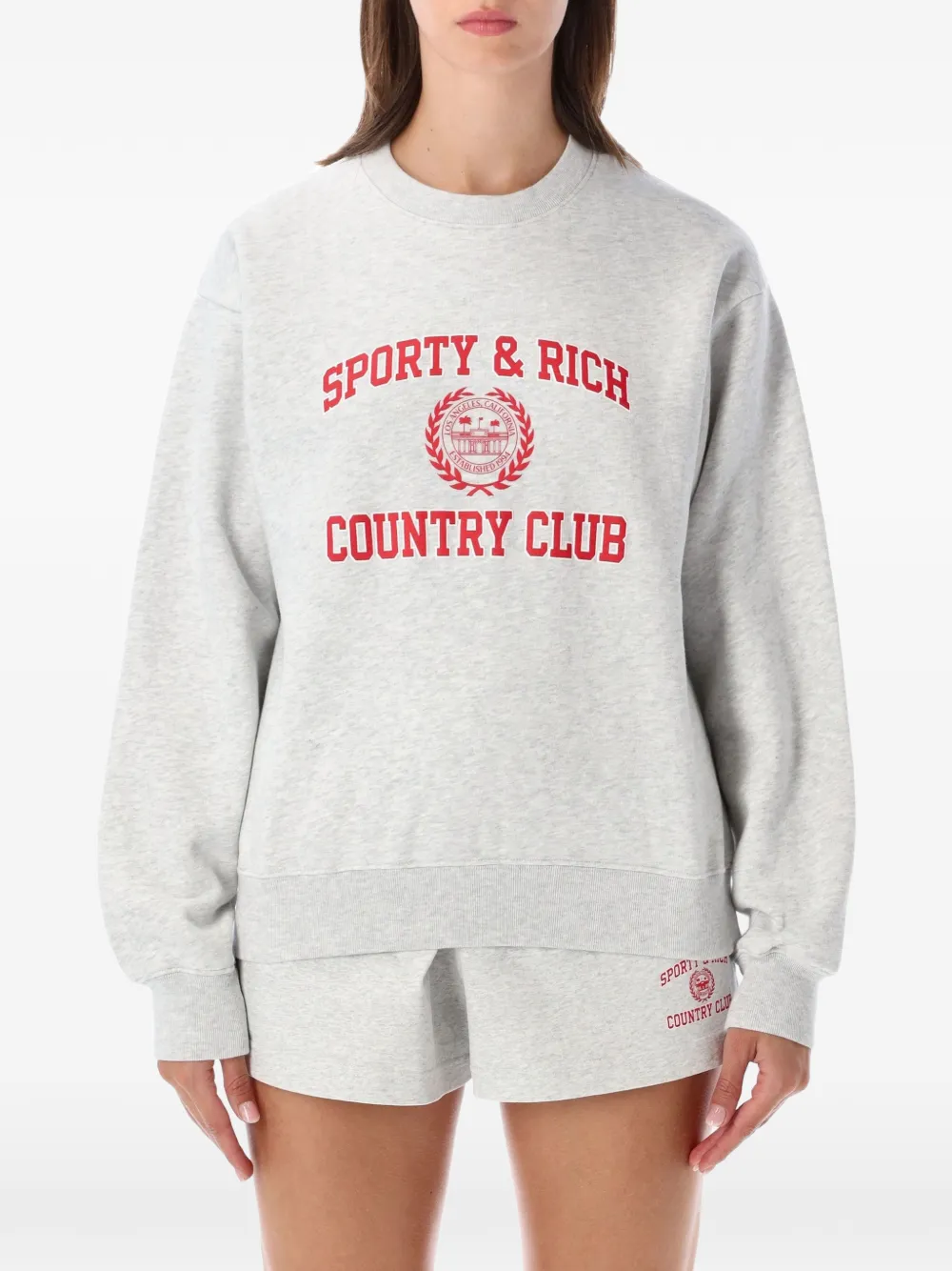 Sporty & Rich logo-print sweatshirt