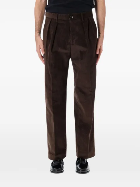 Nine In The Morning pleated corduroy trousers