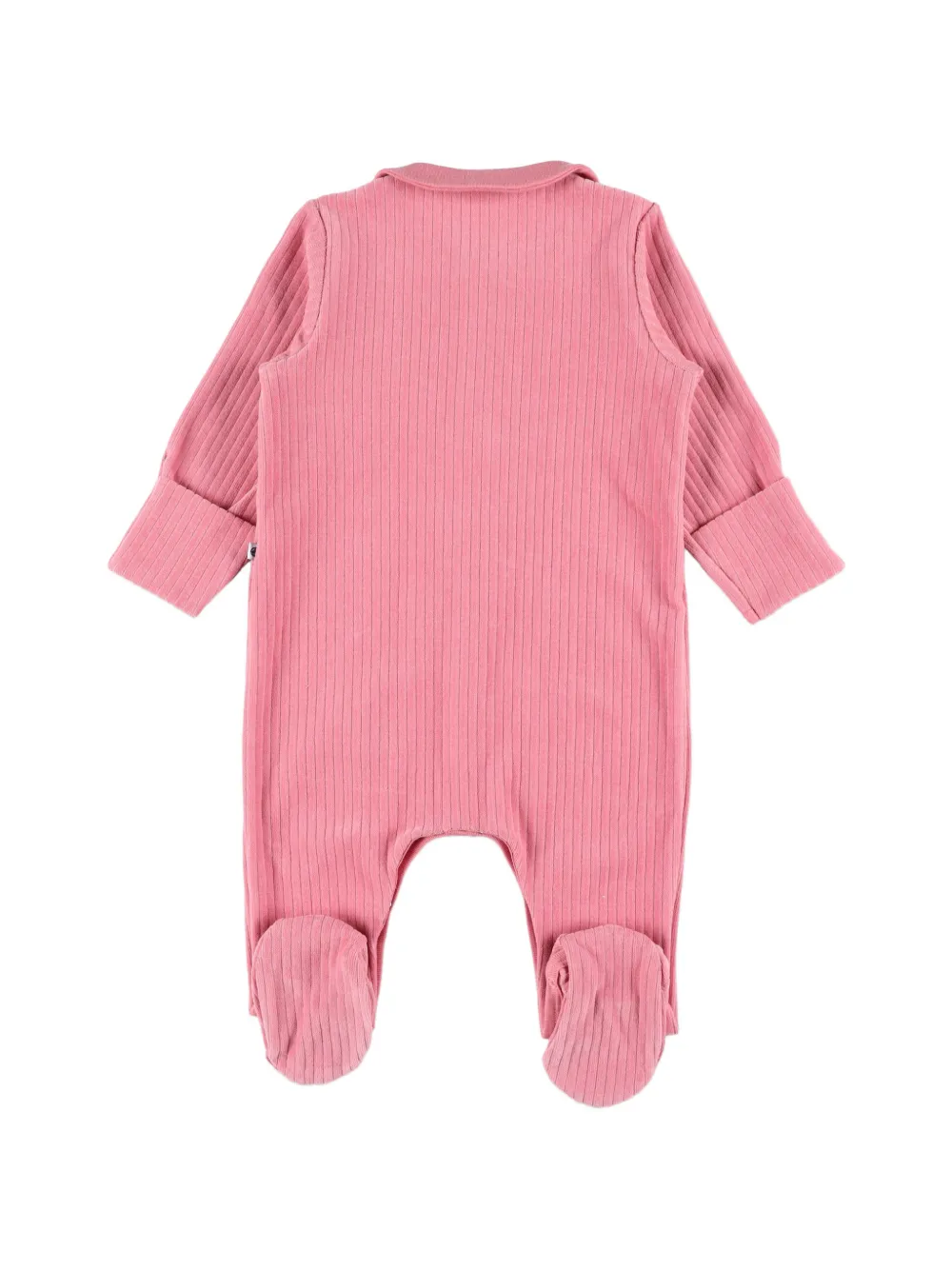 Petit Bateau Geribbelde pyjama met hart-patroon Roze
