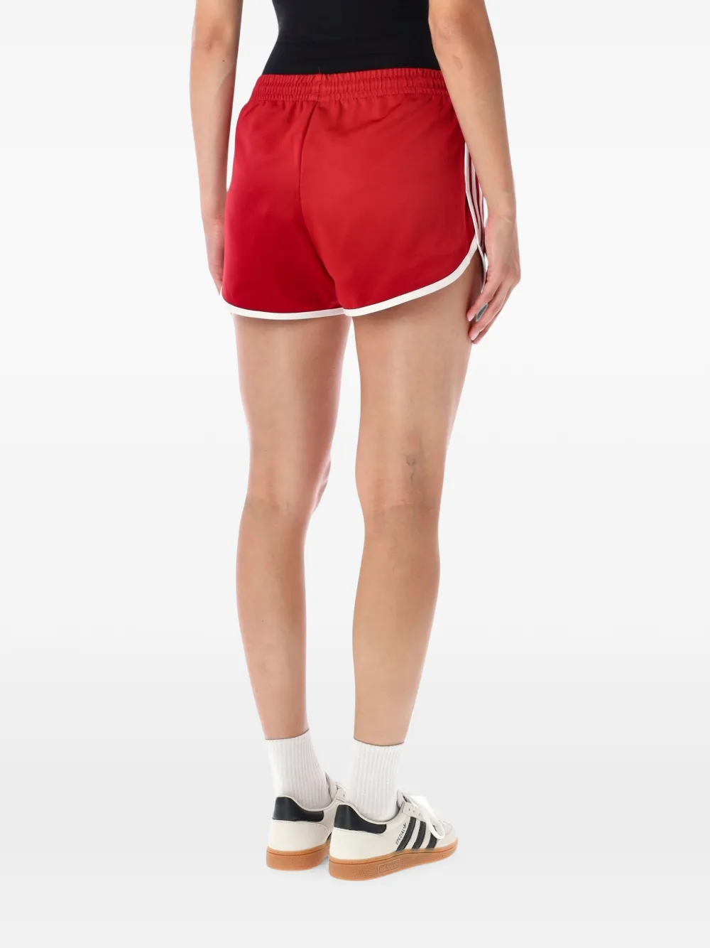 adidas Shorts met zijstreep Rood