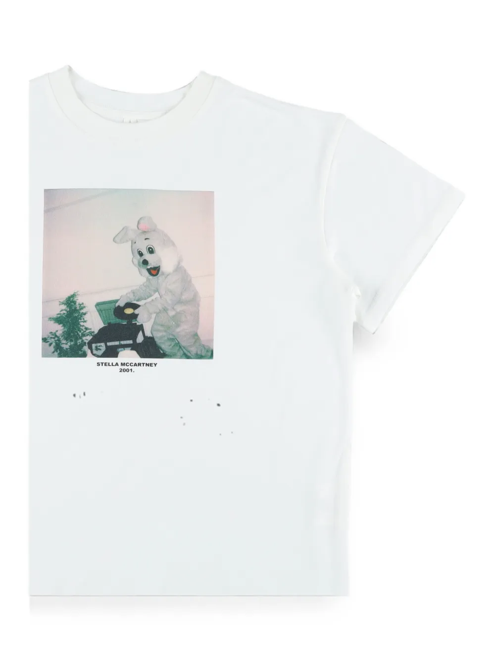 Stella McCartney Kids T-shirt met grafische print Wit
