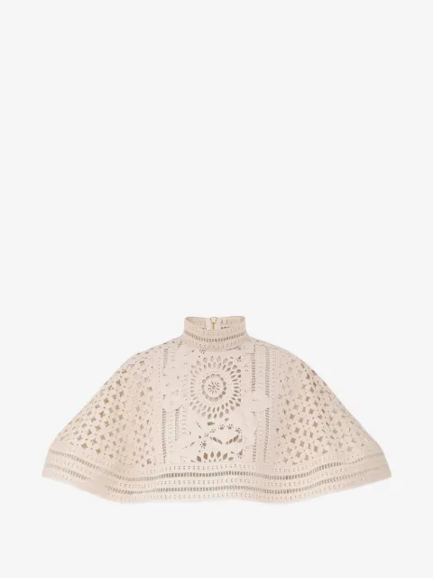 ZIMMERMANN cape Indra à broderies