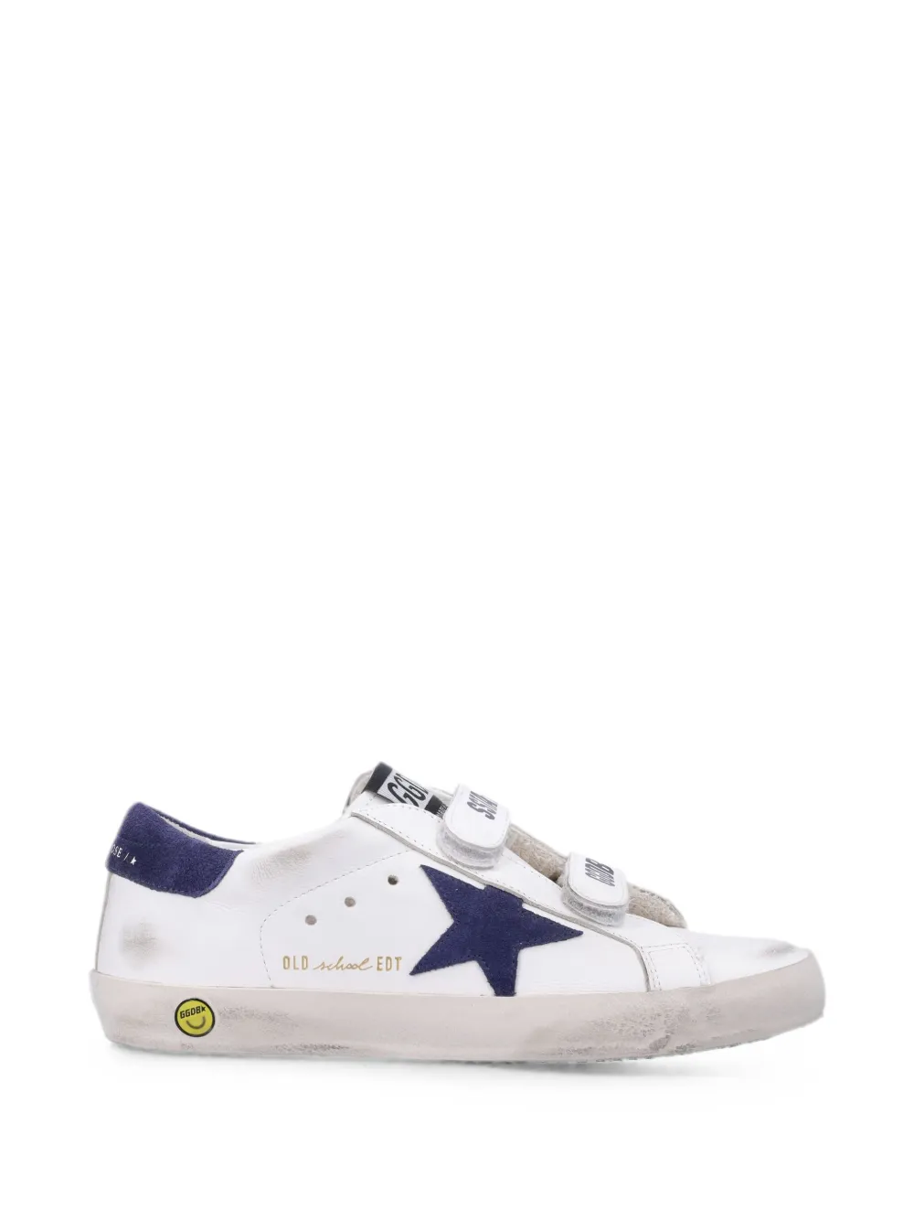 Golden Goose Kids Old School star-patch sneakers Wit