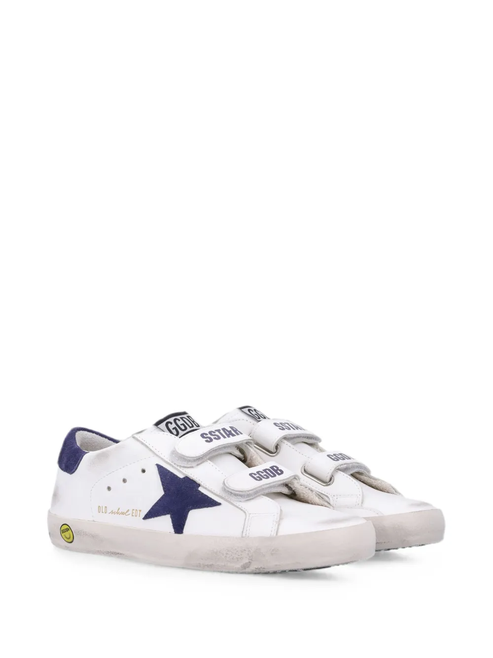 Golden Goose Kids Old School star-patch sneakers Wit