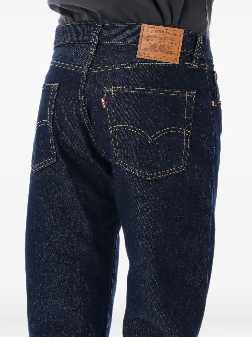 Levi's 555 straight jeans Blauw