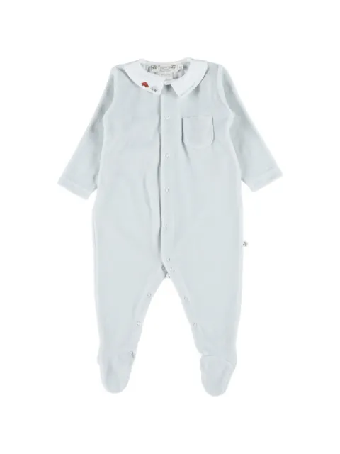Bonpoint Tilouan embroidered Peter Pan collar pyjamas