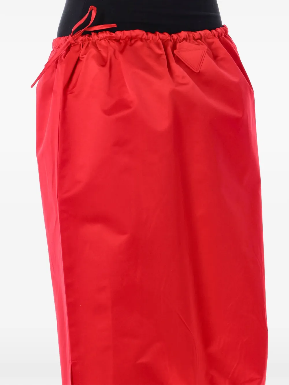 Prada satin skirt Rood