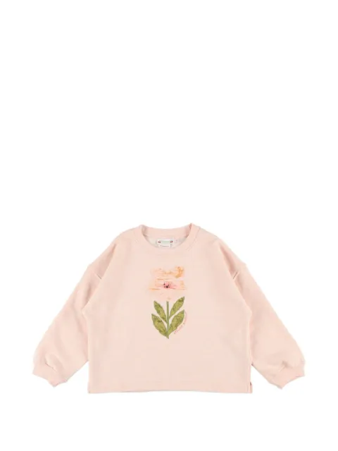 Bonpoint flower-print sweatshirt
