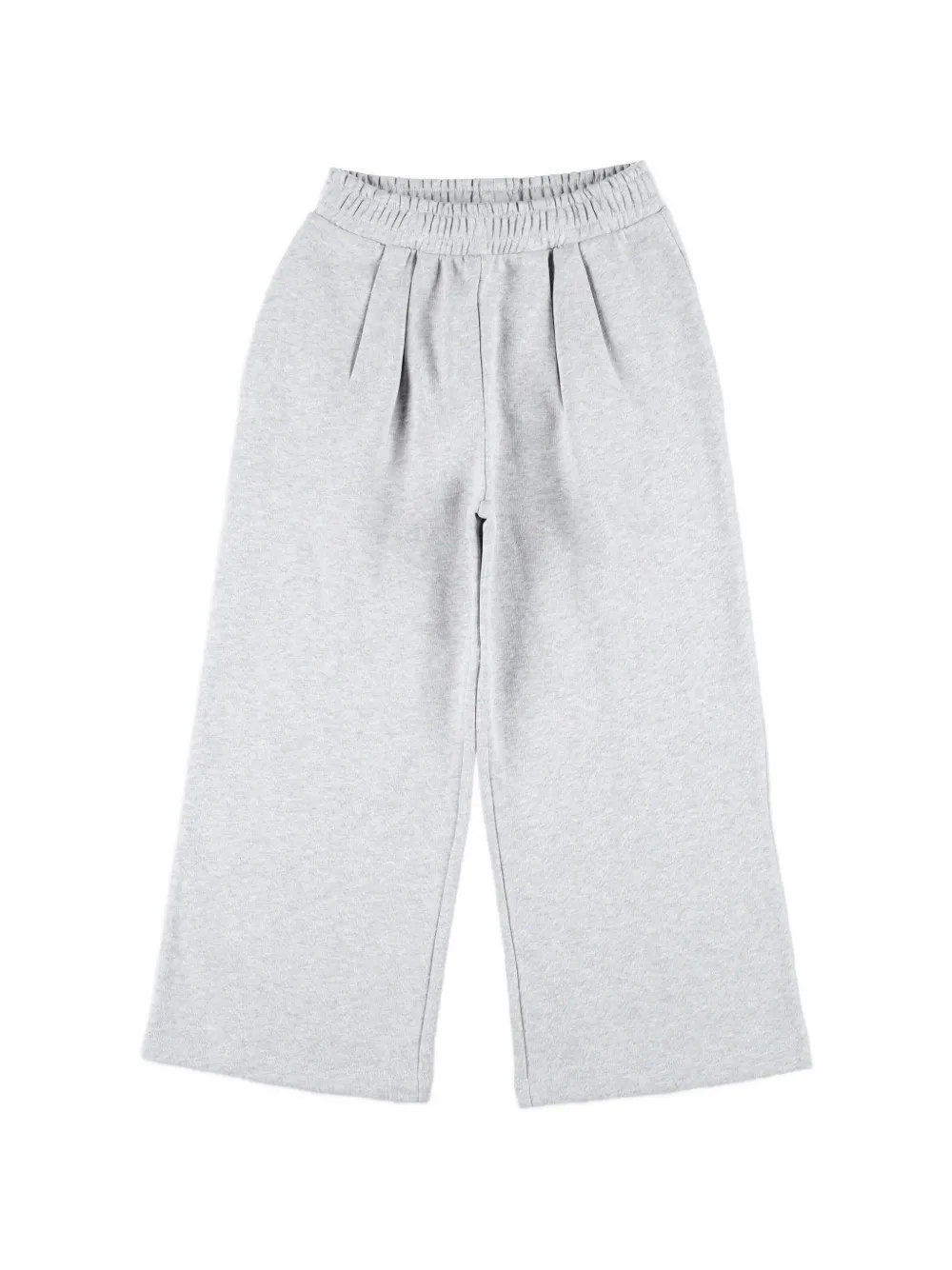 Stella McCartney Kids logo-print pleated track pants - Grigio