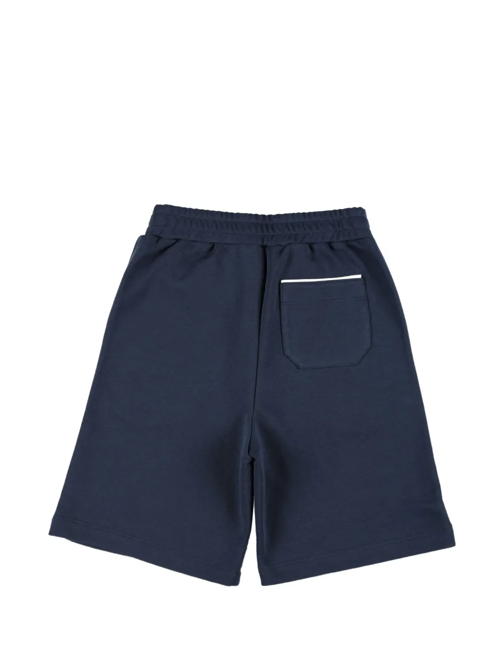 Golden Goose Kids Shorts met geborduurd logo en zijstreep Blauw