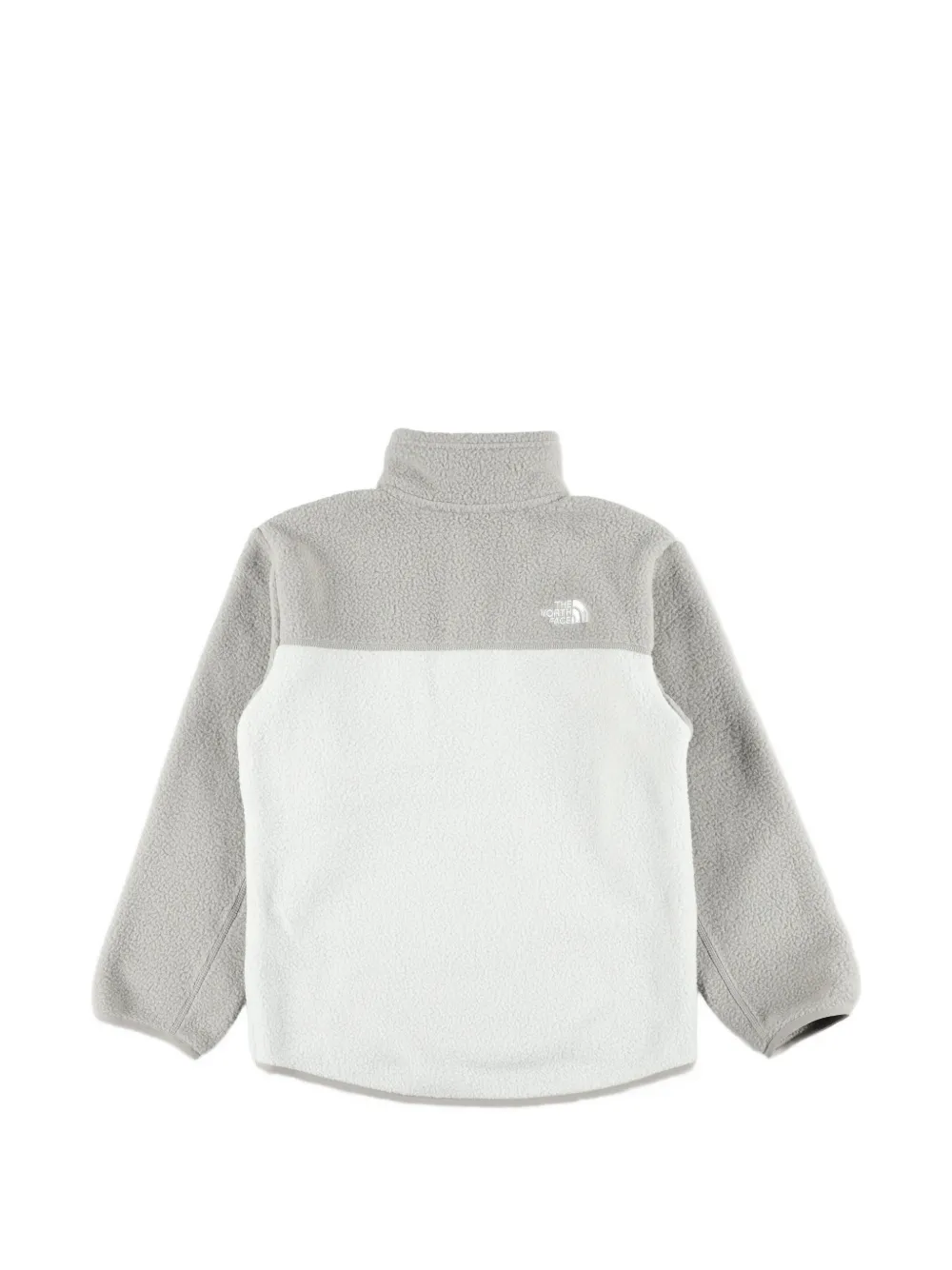 The North Face Kids Sweater met colourblocking en fleece-textuur Wit