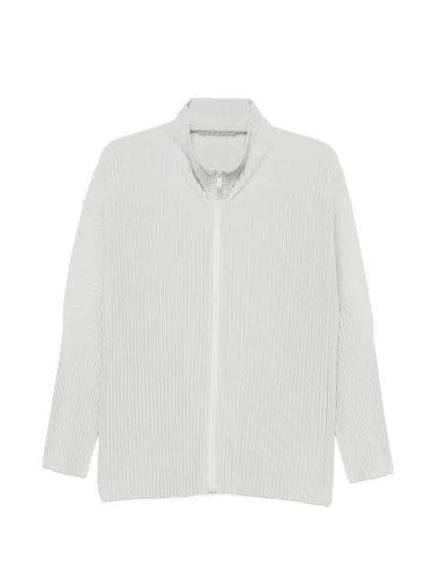 Homme Plissé Issey Miyake plissé zip-up shirt