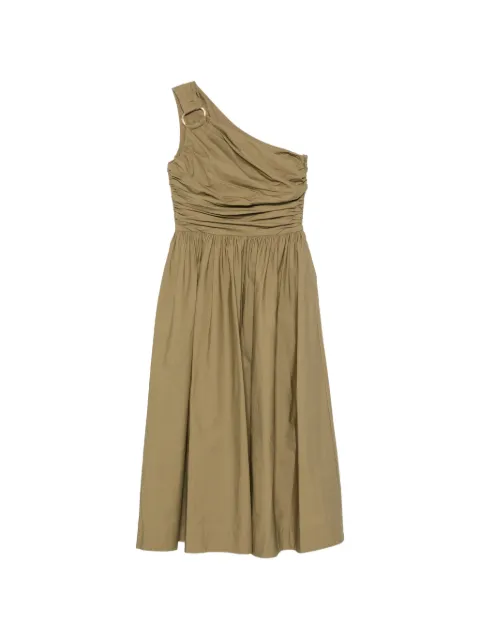 JOSEPH one-shoulder ruched-detail midi dress